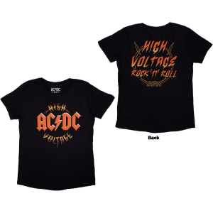 Ac/Dc - High Voltage Rnr Lady Bl T-Shirt ryhmässä MERCHANDISE / T-paita / Hårdrock @ Bengans Skivbutik AB (5581214r)