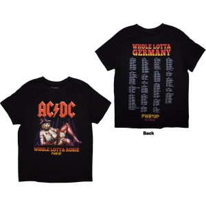 Ac/Dc - Whole Lotta Germany Eu Tour 24 Uni Bl T-Shirt ryhmässä MERCHANDISE / T-paita / Hårdrock @ Bengans Skivbutik AB (5581229r)