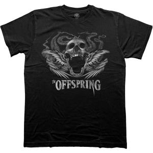 Offspring - Feathered Winged Skull Uni Bl T-Shirt ryhmässä MERCHANDISE / T-paita / Punk @ Bengans Skivbutik AB (5581245r)