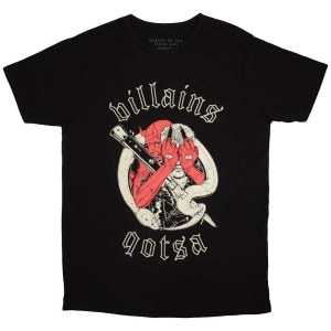 Queens Of The Stone Age - Villains Uni Bl T-Shirt ryhmässä MERCHANDISE / T-paita / Hårdrock @ Bengans Skivbutik AB (5581251r)