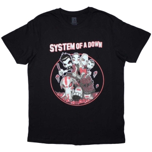 System Of A Down - Mushroom People Uni Bl T-Shirt ryhmässä MERCHANDISE / T-paita / Hårdrock @ Bengans Skivbutik AB (5581255r)