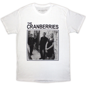 Cranberries - Square Photo Uni Wht T-Shirt ryhmässä MERCHANDISE / T-paita / Pop-Rock @ Bengans Skivbutik AB (5581326r)