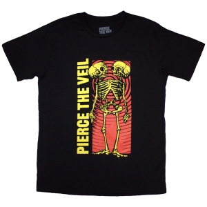 Pierce The Veil - Wavy Skeleton Uni Bl T-Shirt ryhmässä MERCHANDISE / T-paita / Pop-Rock @ Bengans Skivbutik AB (5581328r)