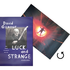 David Gilmour - Luck & Strange Poster ryhmässä MERCHANDISE / Merch / Pop-Rock @ Bengans Skivbutik AB (5581537)