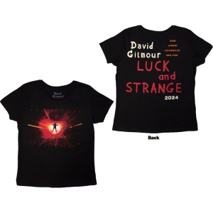 David Gilmour - Luck & Strange Stage Shot Lady Bl T-Shirt ryhmässä MERCHANDISE / T-paita / Pop-Rock @ Bengans Skivbutik AB (5581545r)