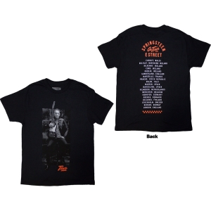 Bruce Springsteen - Tour 24 Wheel Uni Bl T-Shirt ryhmässä MERCHANDISE / T-paita / Pop-Rock @ Bengans Skivbutik AB (5581575r)