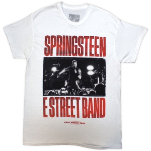 Bruce Springsteen - Tour 24 E-Street Band Uni Wht T-Shirt ryhmässä MERCHANDISE / T-paita / Pop-Rock @ Bengans Skivbutik AB (5581580r)