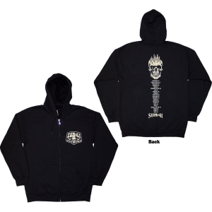 Sum 41 - Tour 24 Pocket Logo & Skull Back Uni Bl Zip Hoodie ryhmässä MERCHANDISE / Hupparit / Punk @ Bengans Skivbutik AB (5581585r)