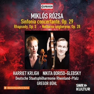 Miklos Rozsa - Sinfonia Concertante Rhapsody For ryhmässä CD / Kommande / Klassiskt @ Bengans Skivbutik AB (5581629)