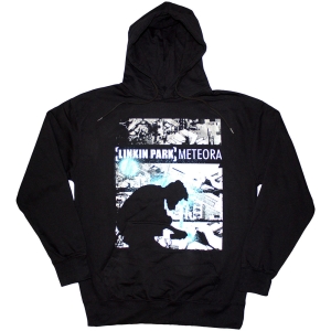 Linkin Park - Meteora Drip Collage Uni Bl Hoodie ryhmässä MERCHANDISE / Hupparit / Hårdrock @ Bengans Skivbutik AB (5581721r)