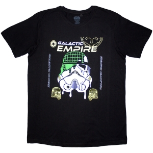 Star Wars - Galactic Empire Melted Mask Uni Bl T-Shirt ryhmässä MERCHANDISE / T-paita / Film-Musikal @ Bengans Skivbutik AB (5581722r)