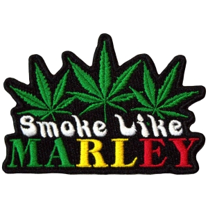 Bob Marley - Smoke Like Woven Patch ryhmässä MERCHANDISE / Merch / Reggae @ Bengans Skivbutik AB (5581809)