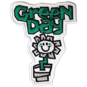 Green Day - Flower Pot Woven Patch ryhmässä MERCHANDISE / Merch / Punk @ Bengans Skivbutik AB (5581817)