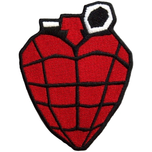 Green Day - Grenade Woven Patch ryhmässä MERCHANDISE / Merch / Punk @ Bengans Skivbutik AB (5581828)