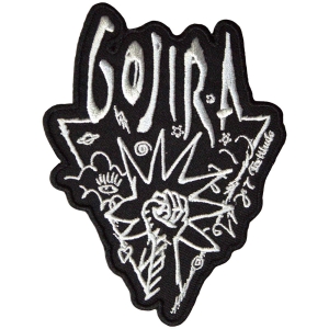 Gojira - Power Glove Woven Patch ryhmässä MERCHANDISE / Merch / Hårdrock @ Bengans Skivbutik AB (5581836)