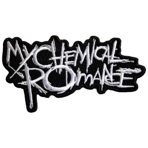 My Chemical Romance - The Black Parade Logo Woven Patch ryhmässä MERCHANDISE / Merch / Pop-Rock @ Bengans Skivbutik AB (5581844)