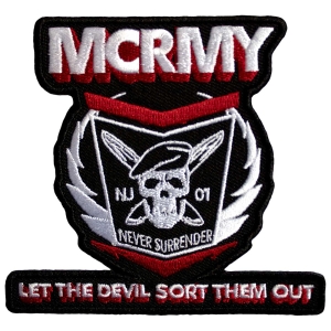 My Chemical Romance - Mcrmy Never Surrender Woven Patch ryhmässä MERCHANDISE / Merch / Pop-Rock @ Bengans Skivbutik AB (5581848)