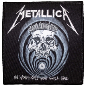 Metallica - In Vertigo Printed Patch ryhmässä MERCHANDISE / Merch / Hårdrock @ Bengans Skivbutik AB (5581860)