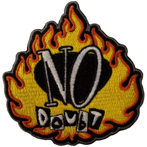 No Doubt - Flame Woven Patch ryhmässä MERCHANDISE / Merch / Pop-Rock @ Bengans Skivbutik AB (5581870)