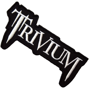 Trivium - Classic Logo Woven Patch ryhmässä MERCHANDISE / Merch / Hårdrock @ Bengans Skivbutik AB (5581881)