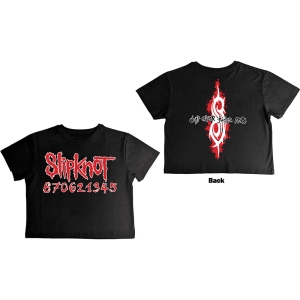 Slipknot - Don't Ever Judge Me Lady Bl Crop Top ryhmässä MERCHANDISE / T-paita / Hårdrock @ Bengans Skivbutik AB (5581922r)