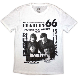 Beatles - 1966 Uni Wht T-Shirt ryhmässä MERCHANDISE / T-paita / Pop-Rock @ Bengans Skivbutik AB (5583013r)