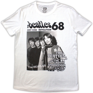 Beatles - 1968 Uni Wht T-Shirt ryhmässä MERCHANDISE / T-paita / Pop-Rock @ Bengans Skivbutik AB (5583015r)