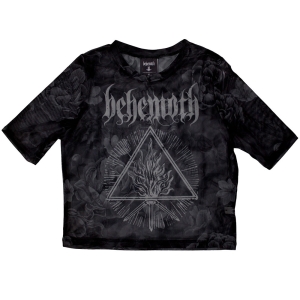 Behemoth - Furor Divinus Lady Bl Mesh Crop Top ryhmässä MERCHANDISE / T-paita / Hårdrock @ Bengans Skivbutik AB (5583017r)