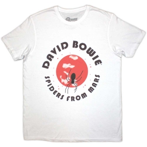 David Bowie - Spiders From Mars Uni Wht T-Shirt ryhmässä MERCHANDISE / T-paita / Pop-Rock @ Bengans Skivbutik AB (5583019r)