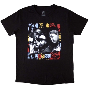 De La Soul - Collage Uni Bl T-Shirt ryhmässä MERCHANDISE / T-paita / Hip Hop-Rap @ Bengans Skivbutik AB (5583020r)