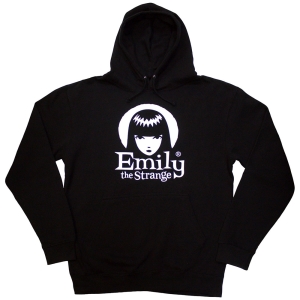 Emily The Strange - Halo Logo Uni Bl Hoodie ryhmässä MERCHANDISE / Hupparit / TV-serie @ Bengans Skivbutik AB (5583022r)