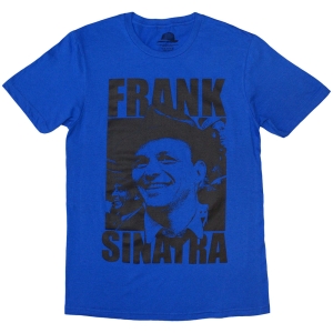 Frank Sinatra - Montage Photos Uni Blue T-Shirt ryhmässä MERCHANDISE / T-paita / Jazz @ Bengans Skivbutik AB (5583024r)