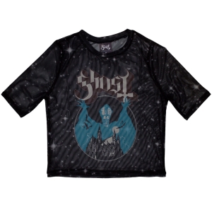 Ghost - Opus Lady Bl Mesh Crop Top ryhmässä MERCHANDISE / T-paita / Hårdrock @ Bengans Skivbutik AB (5583027r)