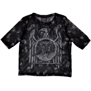 Slayer - Mono Eagle Lady Bl Mesh Crop Top ryhmässä MERCHANDISE / T-paita / Hårdrock @ Bengans Skivbutik AB (5583050r)