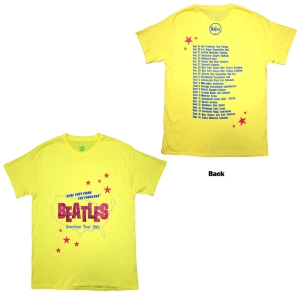 Beatles - American Tour 64 Uni Yell T-Shirt ryhmässä MERCHANDISE / T-paita / Pop-Rock @ Bengans Skivbutik AB (5583335r)