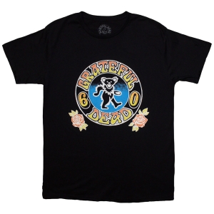 Grateful Dead - Bear Roses Uni Bl T-Shirt ryhmässä MERCHANDISE / T-paita / Nyheter / Pop-Rock @ Bengans Skivbutik AB (5583341r)