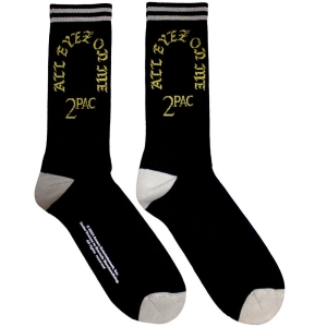 Tupac - All Eyez On Me Uni Bl Socks ryhmässä MERCHANDISE / Merch / Hip Hop-Rap @ Bengans Skivbutik AB (5583627)