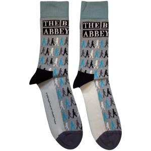 Beatles - Abbey Road Colours Crossing Repeat Uni Grey Socks ryhmässä MERCHANDISE / Merch / Pop-Rock @ Bengans Skivbutik AB (5583632)