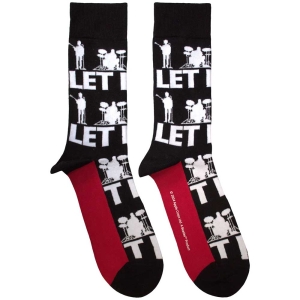 Beatles - Let It Be Silhouettes Repeat Uni Bl Socks ryhmässä MERCHANDISE / Merch / Pop-Rock @ Bengans Skivbutik AB (5583638)