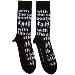 Beatles - With The Beatles Silhouettes Repeat Uni Bl Socks ryhmässä MERCHANDISE / Merch / Pop-Rock @ Bengans Skivbutik AB (5583645)