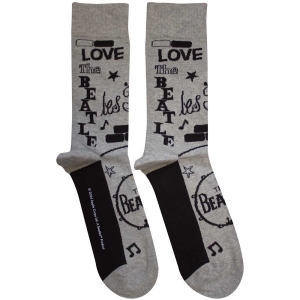 Beatles - Cavern Uni Grey Socks ryhmässä MERCHANDISE / Merch / Pop-Rock @ Bengans Skivbutik AB (5583654)