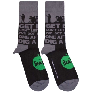 Beatles - Rooftop Silhouettes & Apple Uni Bl Socks ryhmässä MERCHANDISE / Merch / Pop-Rock @ Bengans Skivbutik AB (5583664)