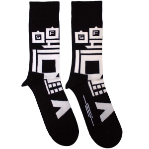 Five Finger Death Punch - Pixeled Skull Uni Bl Socks ryhmässä MERCHANDISE / Merch / Hårdrock @ Bengans Skivbutik AB (5583672)