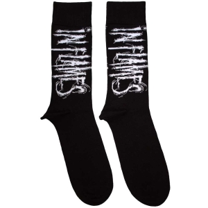 In Flames - Logo Uni Bl Socks ryhmässä MERCHANDISE / Merch / Hårdrock @ Bengans Skivbutik AB (5583673)