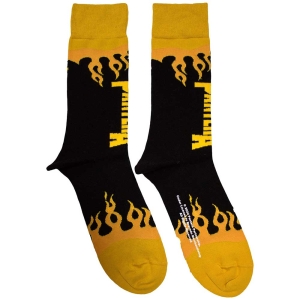 Pantera - Flame Uni Bl Socks ryhmässä MERCHANDISE / Merch / Hårdrock @ Bengans Skivbutik AB (5583682)