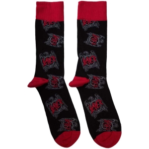 Slayer - Eagle Crest Pattern Uni Bl Socks ryhmässä MERCHANDISE / Merch / Hårdrock @ Bengans Skivbutik AB (5583688)