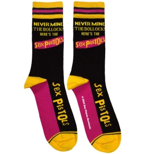 Sex Pistols - Nmtb Stripes Uni Bl Socks ryhmässä MERCHANDISE / / @ Bengans Skivbutik AB (5583689)