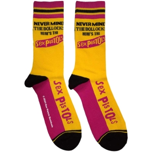 Sex Pistols - Nmtb Stripes Uni Yell Socks ryhmässä MERCHANDISE / Merch / Punk @ Bengans Skivbutik AB (5583691)