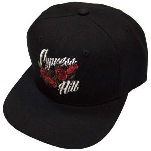 Cypress Hill - Roses Logo Bl Snapback Cap ryhmässä MERCHANDISE / Merch / Hip Hop-Rap @ Bengans Skivbutik AB (5583702)