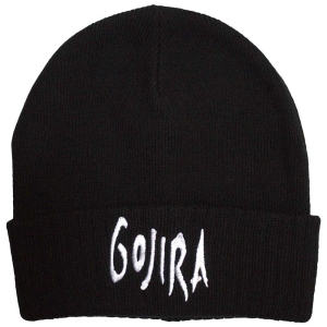 Gojira - Logo Bl Beanie Hat ryhmässä MERCHANDISE / Merch / Hårdrock @ Bengans Skivbutik AB (5583704)